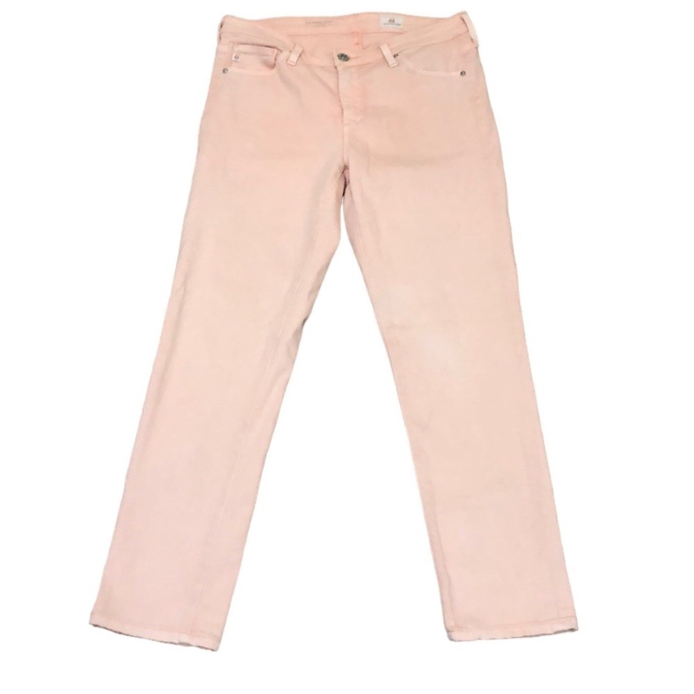 AG Adriano Goldschmied Pink Ankle & Cropped Jeans